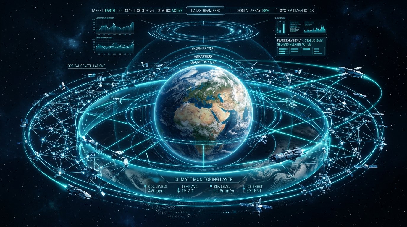 Orbit4Humanity 3D Orbital Constellation Diagram